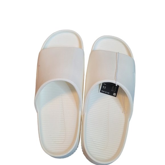 Nike Calm Unisex Slides SAIL/ White Slides New In Box SIZE 7 main image 9